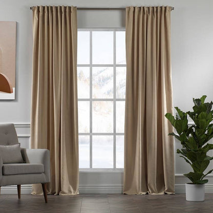 Extra Long Matte Decorative Custom Size Curtain