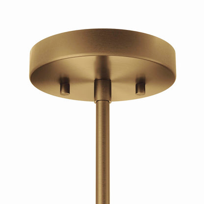Satin Brass Revival 8-Light Chandelier
