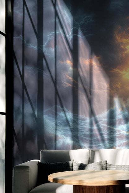 Stormlit Lighthouse Haven