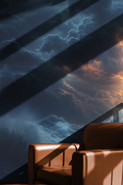 Stormlit Lighthouse Haven