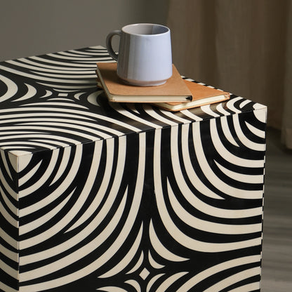 Geometric Luxe Accent Table