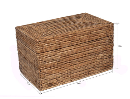 Artifacts Rattan™ Rectangular Hinged Chest