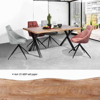 63in Dining Table with Wave-Edge Only For Self-Pickup