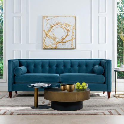 Jack 84" Modern Tuxedo Tufted Sofa