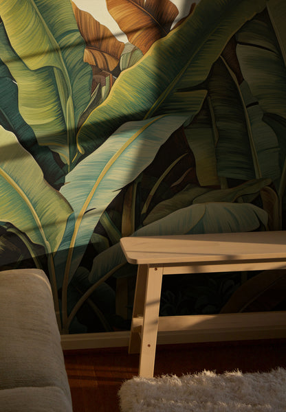 Golden Green Palm Escape
