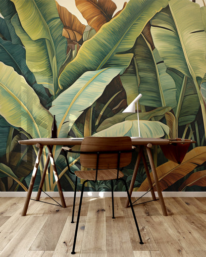 Golden Green Palm Escape