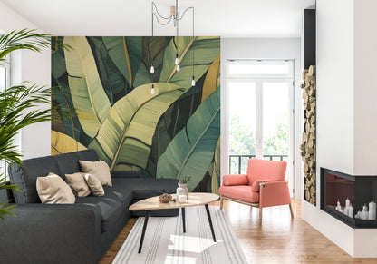 Golden Green Canopy Palm