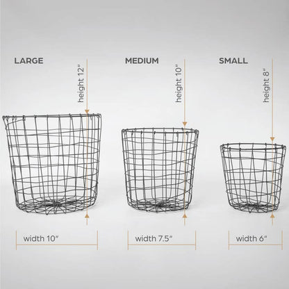 Round Iron Basket