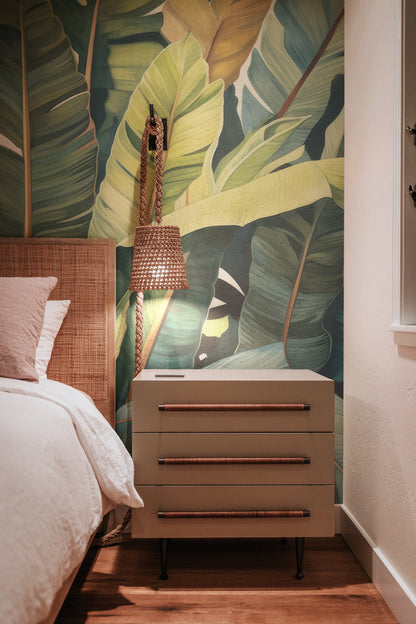 Verdant Palm Leaf Symphony