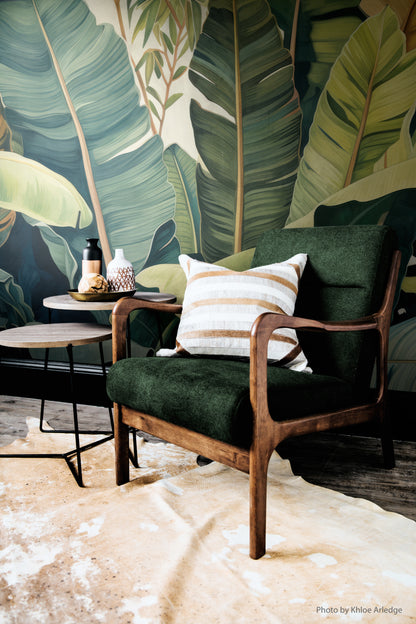 Verdant Palm Leaf Symphony