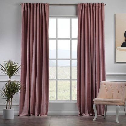 Extra Long Matte Decorative Custom Size Curtain
