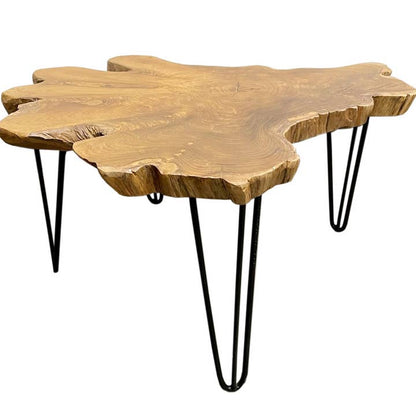 Teakwood Organic Slab Coffee Table