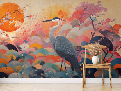 Heronâ€™s Tranquil Bloom