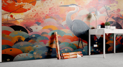 Heronâ€™s Tranquil Bloom