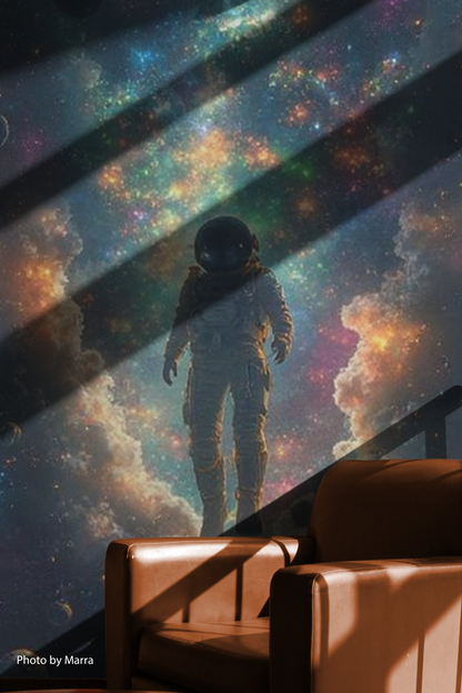 Astronaut's Galactic Journey