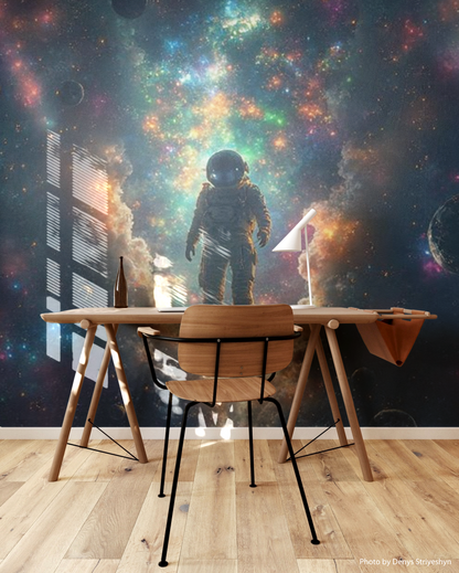 Astronaut's Galactic Journey