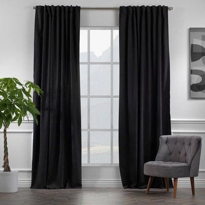 Extra Long Matte Decorative Custom Size Curtain