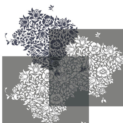 William Morris Mallow Stencil