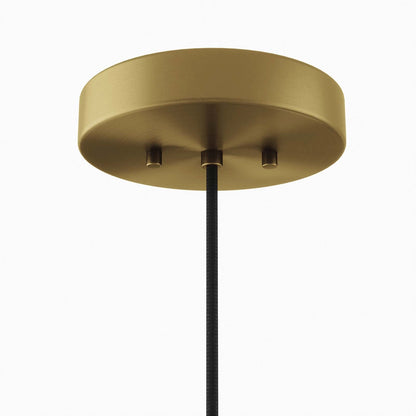 Brushed Gold Avenue 1-Light Pendant Light