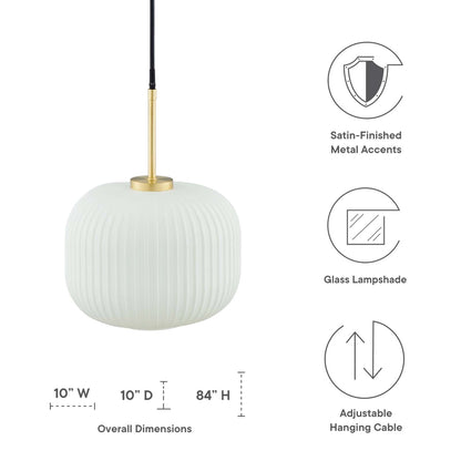 Encore Elegance Glass Pendant Light