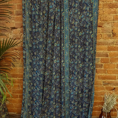 Boho Luxe Silk Curtain Panels