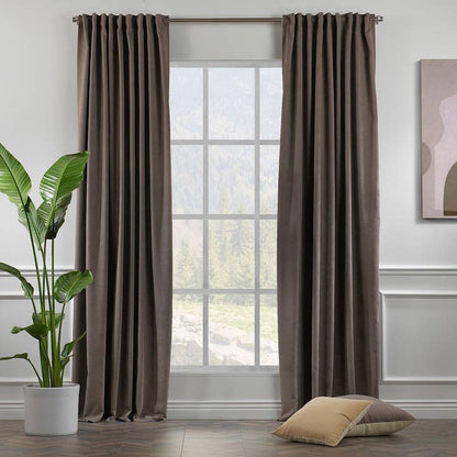 Extra Long Matte Decorative Custom Size Curtain
