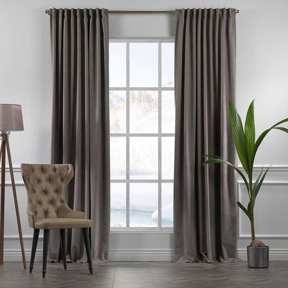 Extra Long Matte Decorative Custom Size Curtain
