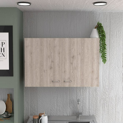 Napoles Wall Cabinet, Two Shelves, Double Door