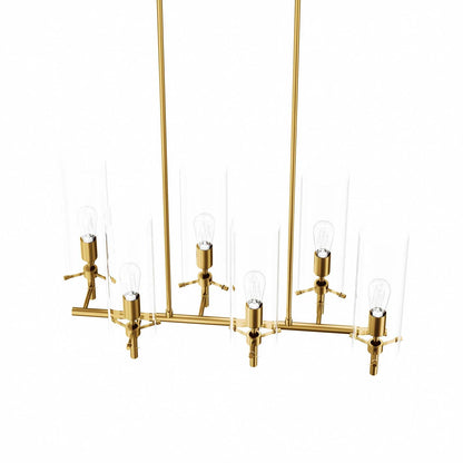 Honeyed Skylark 6-Light Chandelier