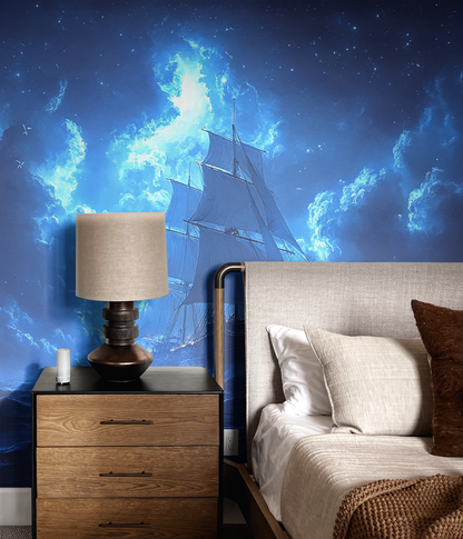 Voyage en mer au clair de lune