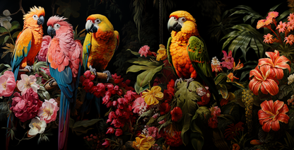 Vivid Parrot Paradise