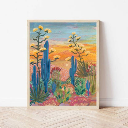 Saguaro Cactus Century Plant Print
