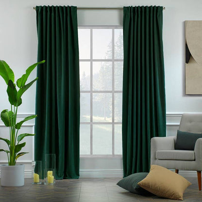 Extra Long Matte Decorative Custom Size Curtain